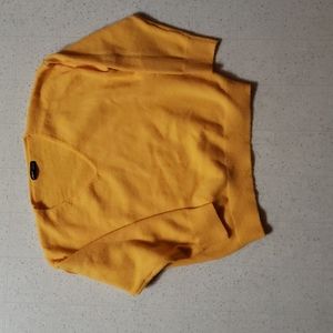 Golden yellow sweater